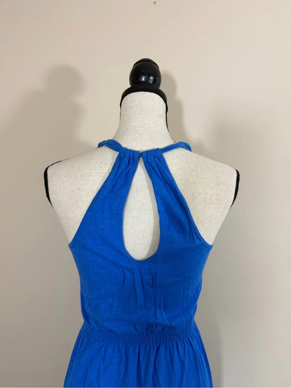 Abercrombie and Fitch Womens Royal Blue Racerback Maxi Dress Size Small